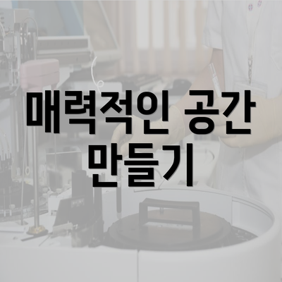 매력적인 공간 만들기