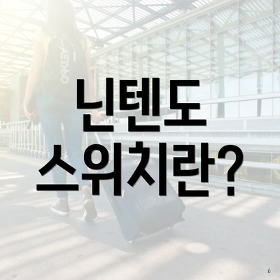 닌텐도 스위치란?