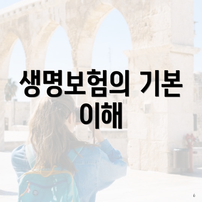 생명보험의 기본 이해