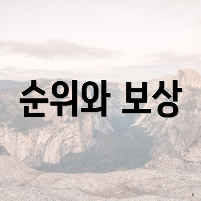순위와 보상