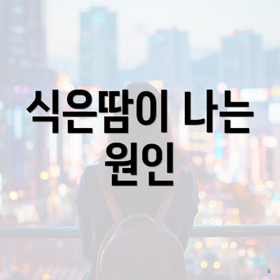식은땀이 나는 원인