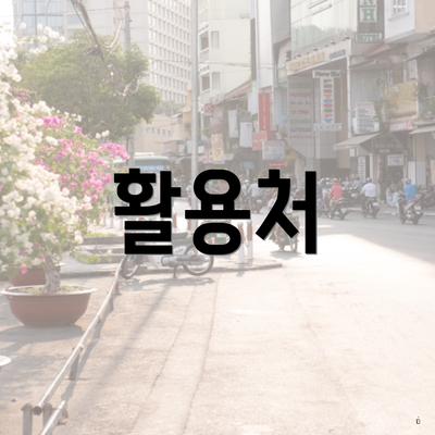 활용처