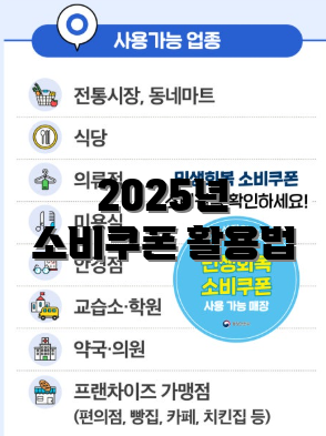 2025년 소비쿠폰 활용법